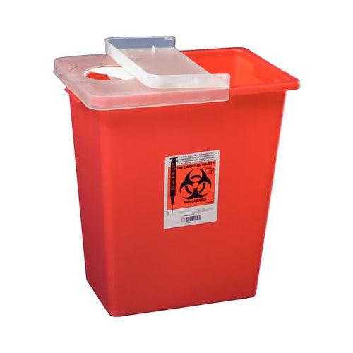 Kendall Healthcare 8980 SharpStar Monoject Sharps Container Red 8 Gallon