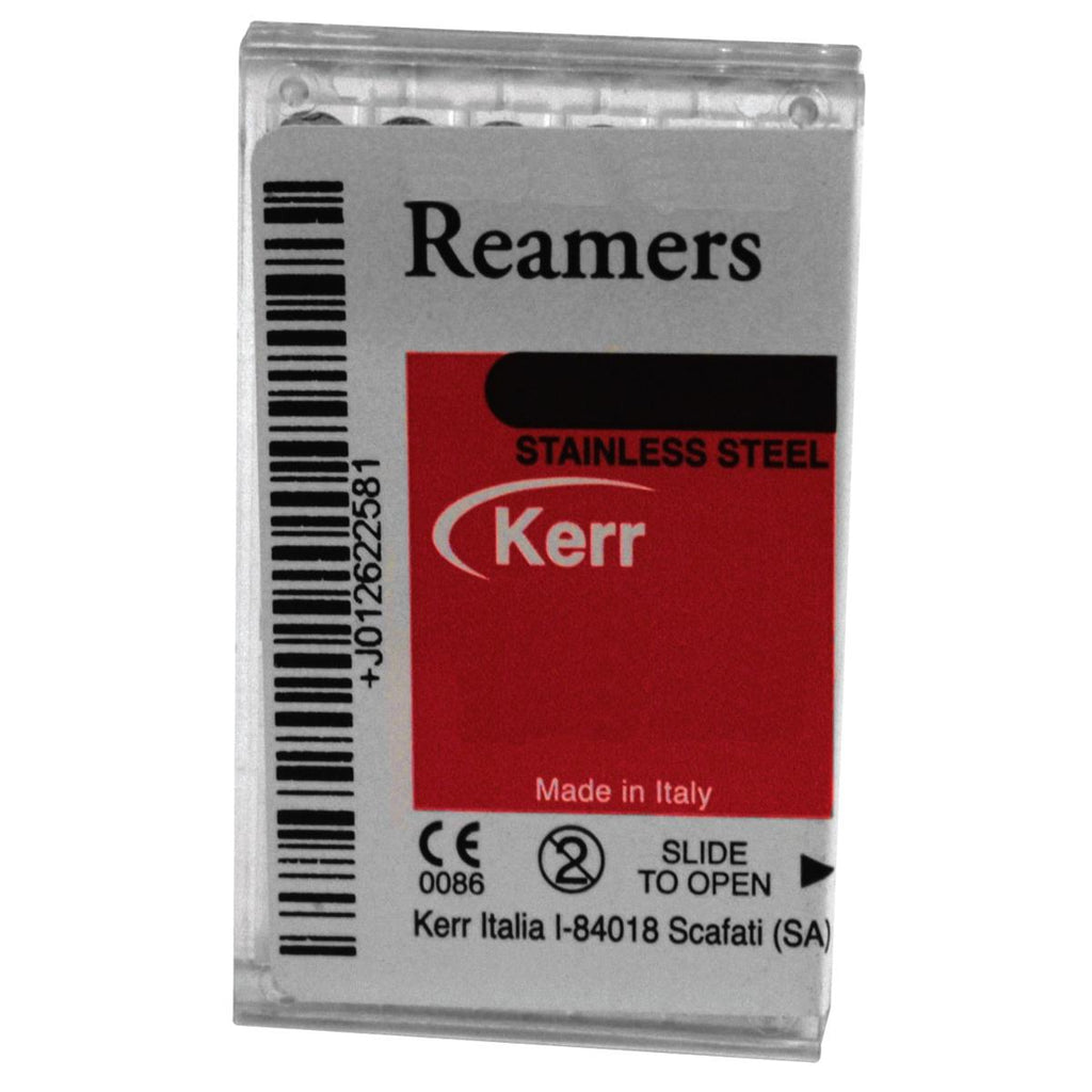 Kerr Dental 61431 Endodontic Hand Reamers 30mm #15 White Stainless Steel 6/Bx
