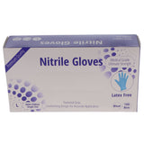 House Brand Dentistry 119133 Nitrile Exam Gloves Powder Free Textured Blue 100/Bx Large