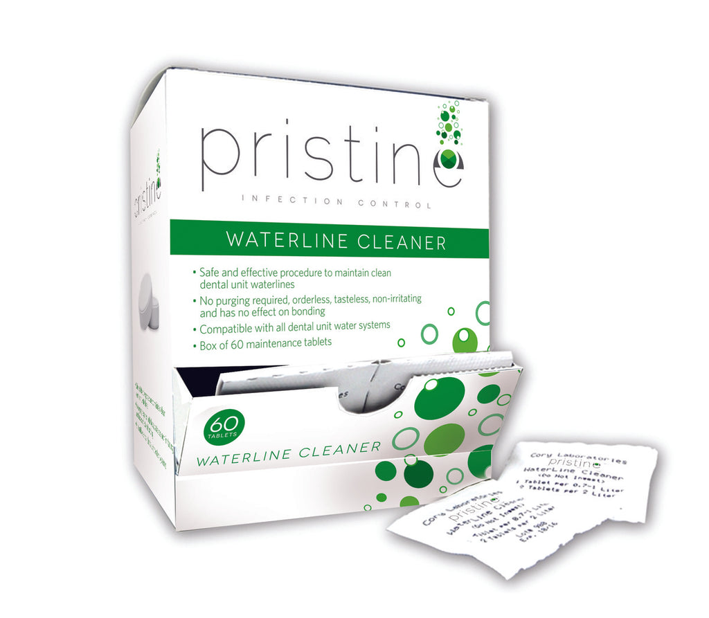 House Brand PRST-WC Pristine Waterline Cleaner Tablets EcoFriendly 60/Bx EXP Nov 2022