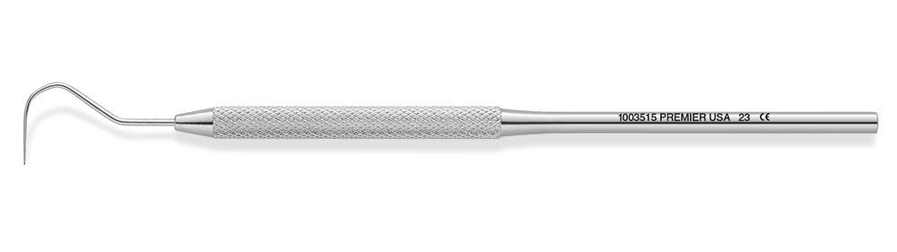 Premier Dental 1003515 Single End #23 Explorer Cavity Finder Round Handle 7/32