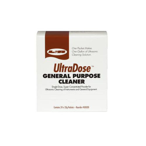 L&R UD030 UltraDose General Purpose Cleaner Single Dose Concentrated Powder 24/Bx