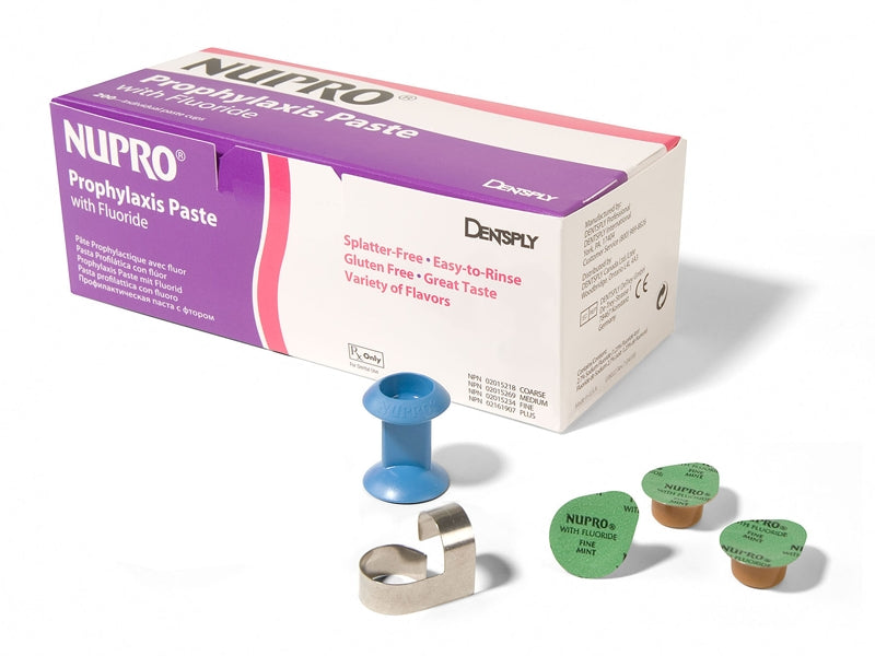 Dentsply 801299 Nupro Prophy Paste Unit Dose Cups Plus Grit Mint With Fluoride 200/Pk EXP Jan 2024