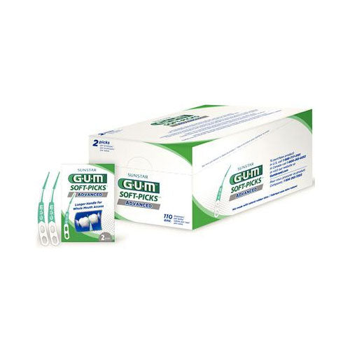 Sunstar Butler 650P GUM Soft-Picks Advanced Interproximal Cleaners 110x2/Pk