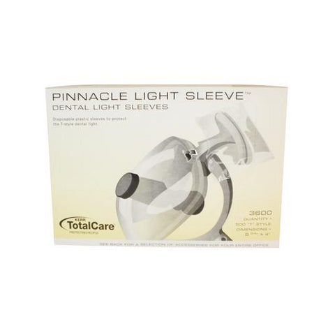 Pinnacle Products 3600 Dental Light Barrier Sleeves T-Style 5.75" x 4" 500/Pk