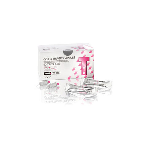 GC 001946 Fuji TRIAGE Glass Ionomer Restorative Material Capsules 50/Bx