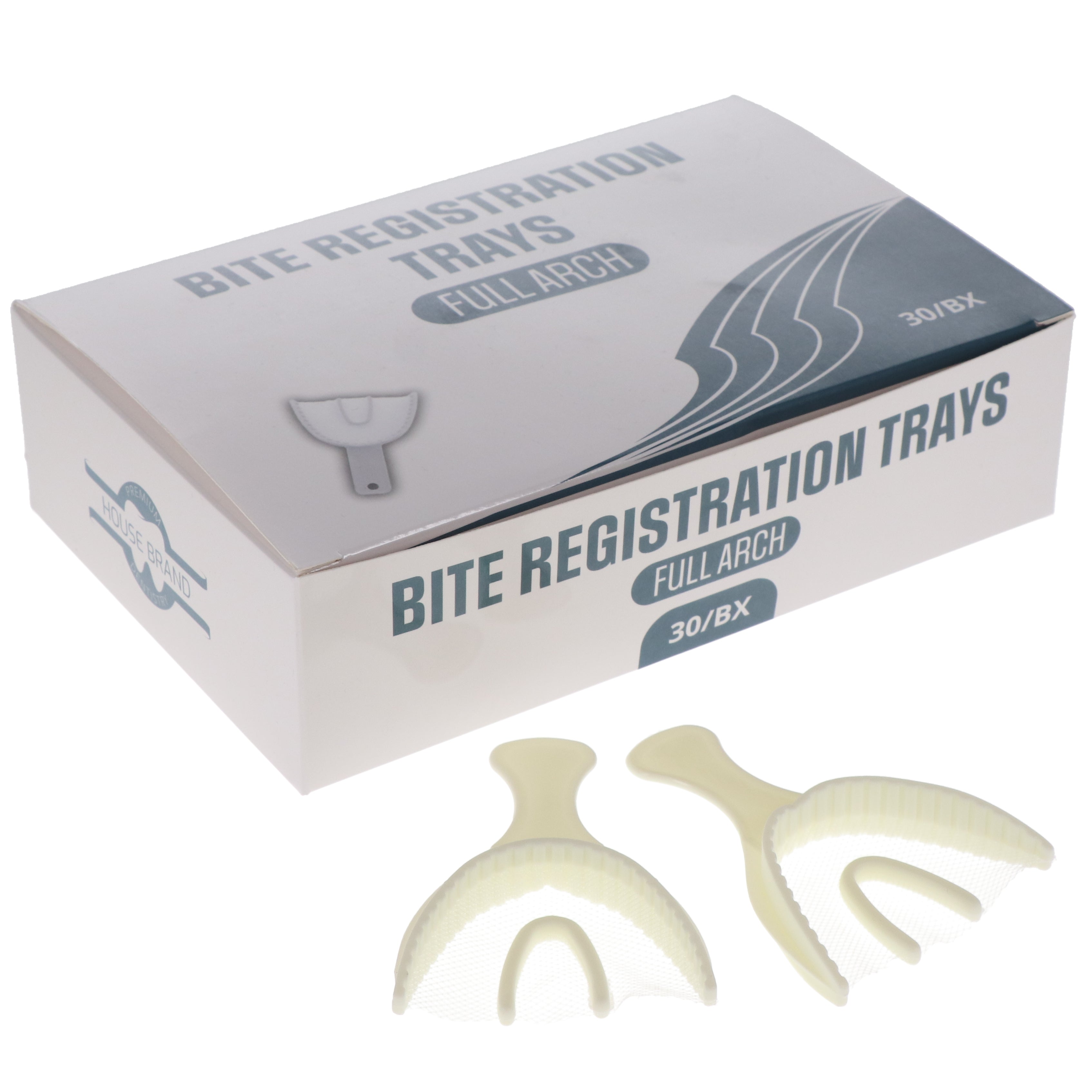 House Brand Dentistry 108116 Bite Registration Trays Full Arch 30/BX