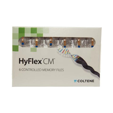 Coltene Whaledent H8250430 Hyflex CM NiTi Memory Files 25mm .04 #30 6/Pk