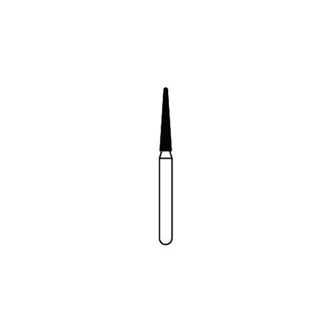 Premier Dental 858014C Solo FG Friction Grip 1314.8 Coarse Grit Pointed Cone Diamond Burs 25/Pk