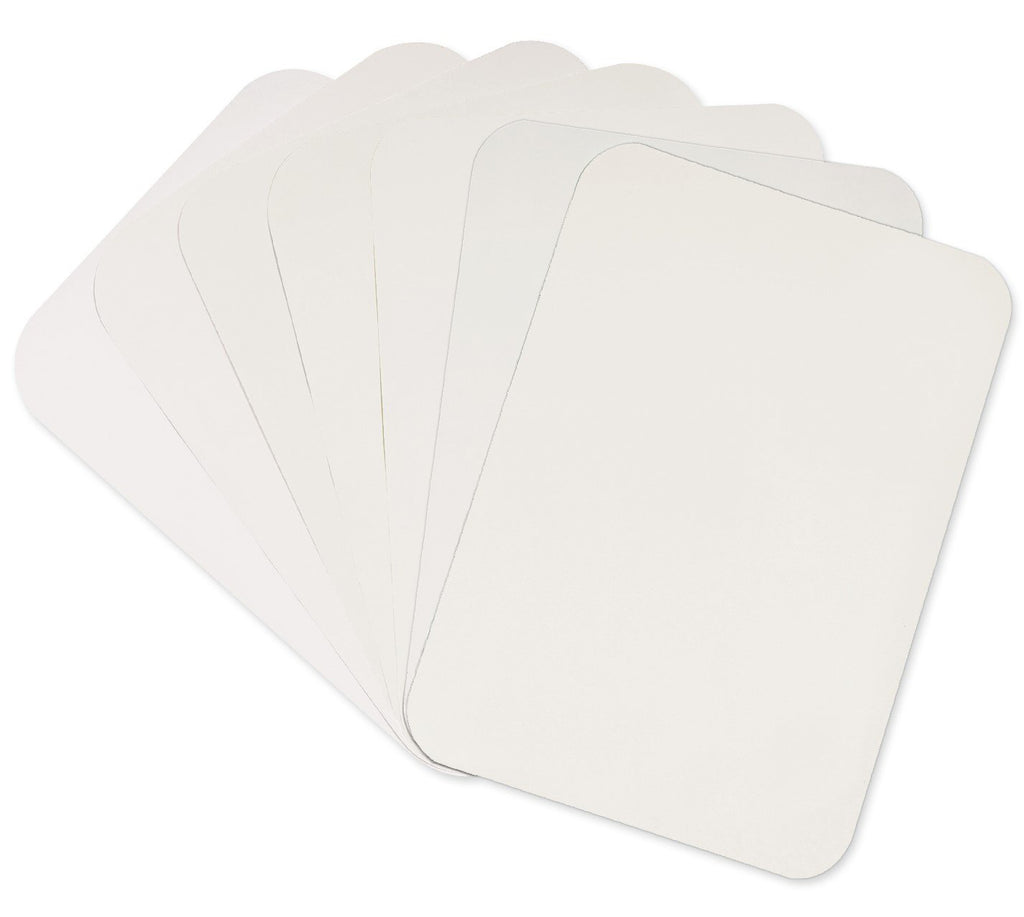 Crosstex FEWH Midwest "E" White Heavyweight Paper Tray Covers 9" x 13.5" 1000/Pk
