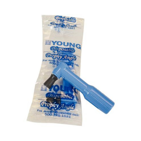 Young Dental 132112 Classic Turbo Disposable Prophy Angles Soft Gray 1200/Pk EXP Aug 2023