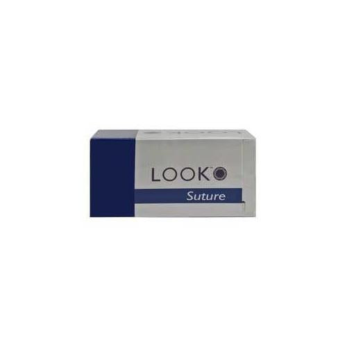 Look 1285B Nylon Black Monofilament Reverse Cutting Sutures C3 3/8 Circle 5-0 18