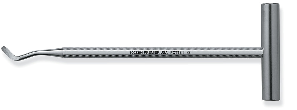 Premier Dental 1003394 Potts #1 Elevator With Cross Bar Handle