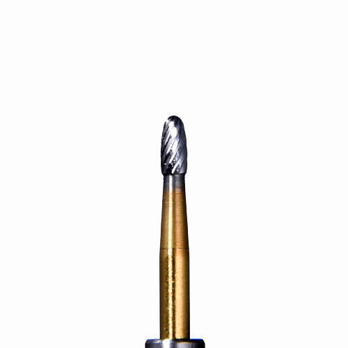 Mydent FG-7404 Defend FG Friction Grip #7404 Egg Shaped 12 Blade Trimming & Finishing Carbide Burs 10/Pk