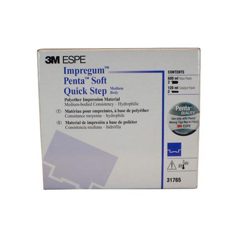 3M ESPE 31765 Impregum Penta Soft Quick Step Polyether Medium Body Fast Set Kit