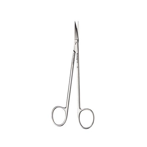 Hu-Friedy S1 Hemostat Surgical Scissors Kelly 6.25 Curved Serrated Blade Sharp Tip
