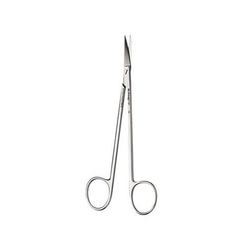 Hu-Friedy S1 Hemostat Surgical Scissors Kelly 6.25 Curved Serrated Blade Sharp Tip