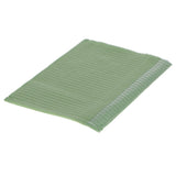 House Brand Dentistry 109215 Dental Patient Bibs 2+1 Ply 13" X 18" Green 500/Bx