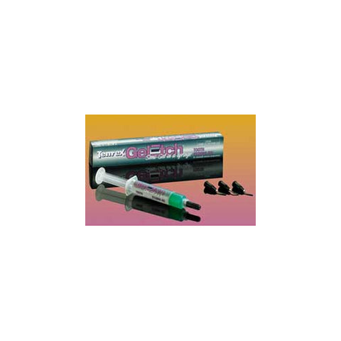 Temrex 6300 Gel-Etch Semi Gel 35% Phosphoric Acid Gel Syringe 6 Gm 15 Tips