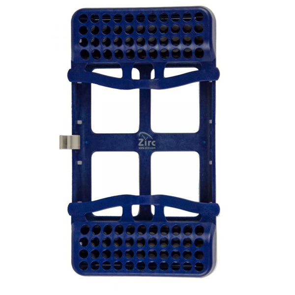 Zirc Dental 50Z911T E-Z Jett Slim Cassette 8-Place Instrument Holder Midnight Blue