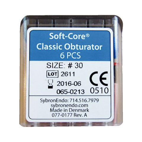 Kerr Dental 972-3030 Soft-Core Classic Endodontics Obturators #30 Blue 6/Pk