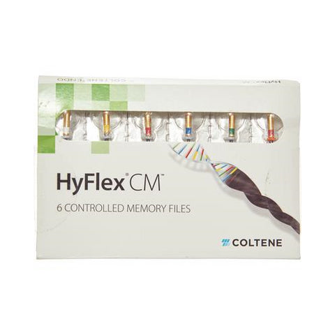 Coltene Whaledent H825SML Hyflex CM NiTi Memory Files 25mm Small Assorted 6/Pk