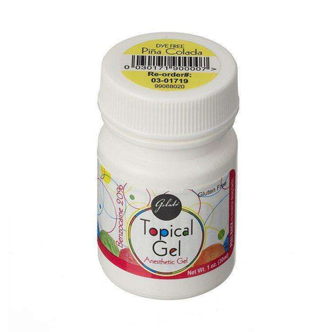 Keystone 03-01719 Gelato Topical Oral Gel 20% Pina Colada Dye-Free 1 Oz EXP May 2024