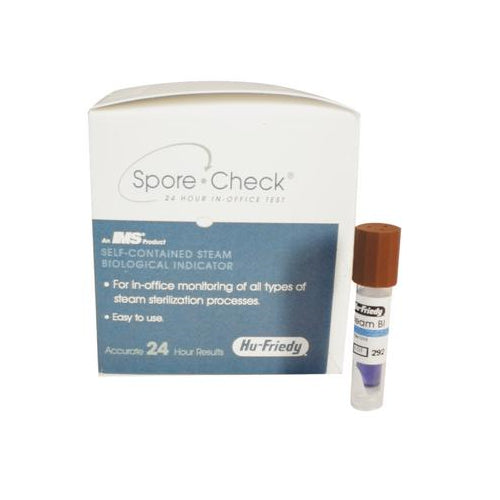 Hu-Friedy IMS-1373 IMS SporeCheck Steam Biological Indicators 25/Bx