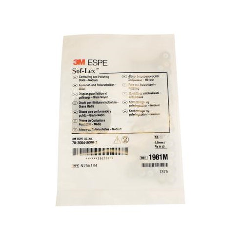 3M ESPE 1981M Sof-Lex Contouring & Polishing Pop-On Discs 3/8