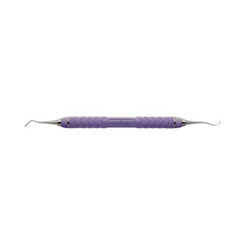Hu-Friedy SCNEVI1C8E2 Double End #C8 Anterior Nevi Scaler With ResinEight Handle Purple