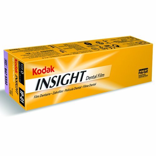 Kodak 8675332 Insight Oral Dental X-Ray Film IP-01 Size 0 Poly-Soft 100/Pk EXP Jun 2023
