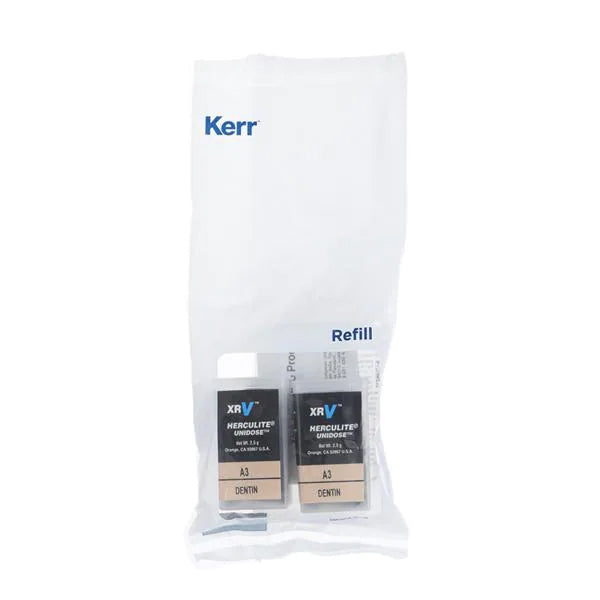Kerr Dental 29852 Herculite XRV Unidose Restorative Composite Dentin A3 20/Bx 0.25 Gm
