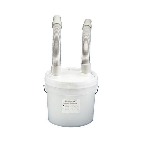 Buffalo Dental 62100 Trap-Eze Complete Kit 11" Height Sealed Bucket & Hoses 3.5 Gallon
