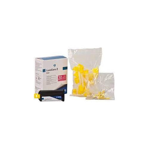 DMG 213332 LuxaCore Z-Dual Automix Core Buildup Material Cartridge Kit Light Opaque