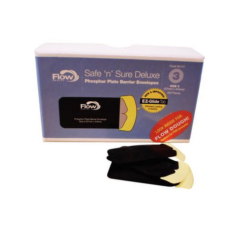 Flow X-Ray 80131 Safe 'n' Sure Phosphor Plate Barrier Envelopes Deluxe #3 300/Pk