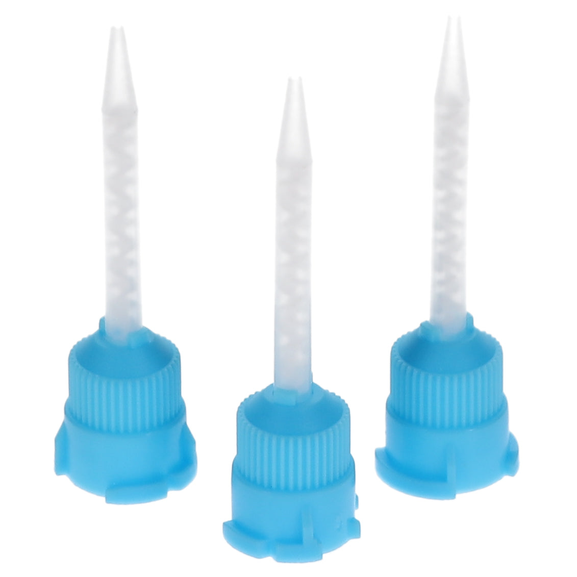 House Brand Dentistry 100616 Mixing Tips T-Style Temporary Crown & Bridge Material Light Blue 50/Pk