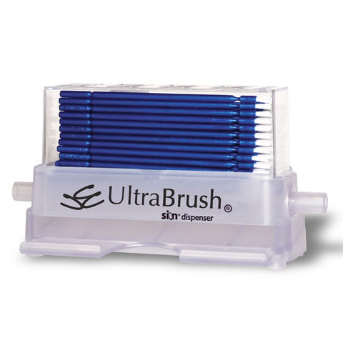 Microbrush U1D Ultrabrush 1.0 Bristle Brush Applicators Dispenser Kit 100/Bx
