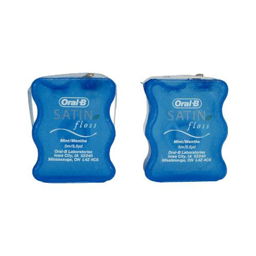 Proctor & Gamble 84860307 Oral-B Satin Dental Floss Mint 144/Cs 5.5 Yards