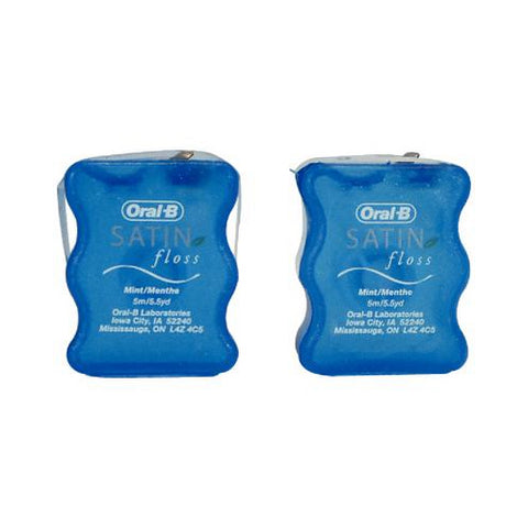 Proctor & Gamble 84860307 Oral-B Satin Dental Floss Mint 144/Cs 5.5 Yards