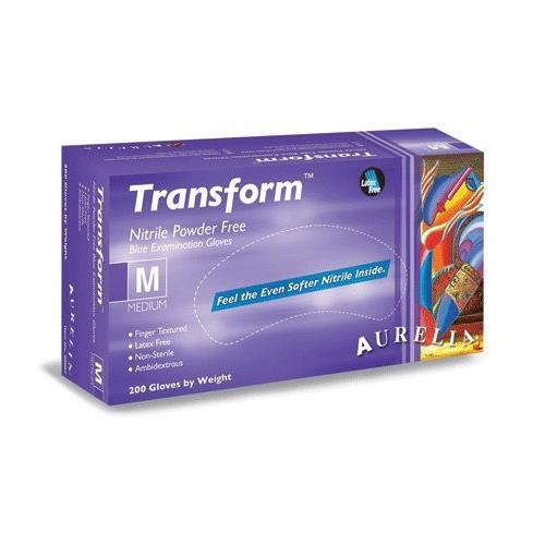 Supermax 98899 Aurelia Transform Nitrile Slim Powder Free Gloves X-Large Blue 200/Bx