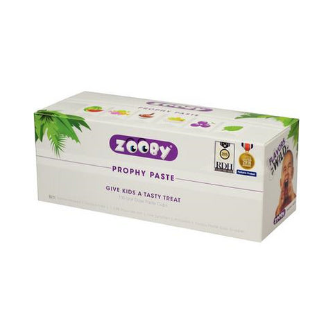 Young Dental 604110 Zooby Prophy Paste Cups Chocolate Chow Medium Grit 100/Pk