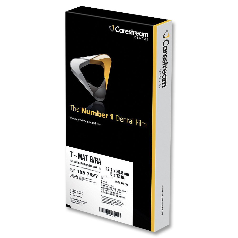 Kodak 1987627 Carestream Dental T-Mat X-Ray Film G/RA 5