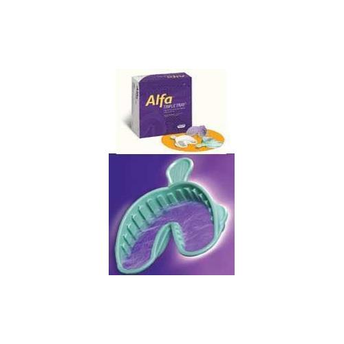 Premier Dental 1006323 Alfa Triple Tray Medium Double Arch Bite Trays 24/Bx