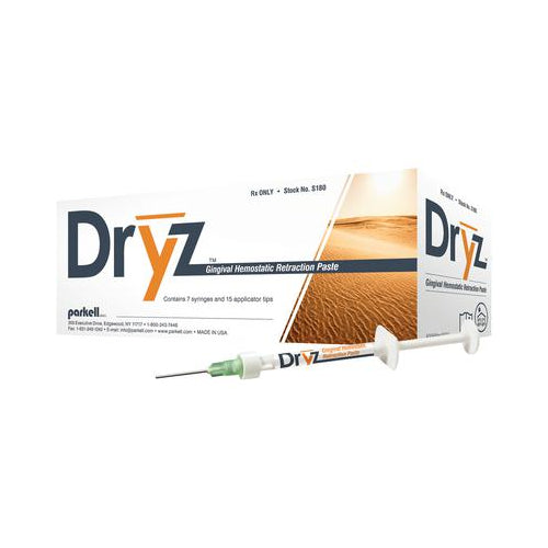 Parkell S182 Dryz Gingival Hemostatic Dental Retraction Paste Value Kit 25/Pk
