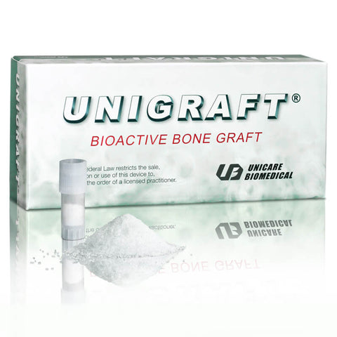 Unicare U03-0105 Unigraft Bioactive Bone Graft 200-600um Vials 5/pk 0.5gm