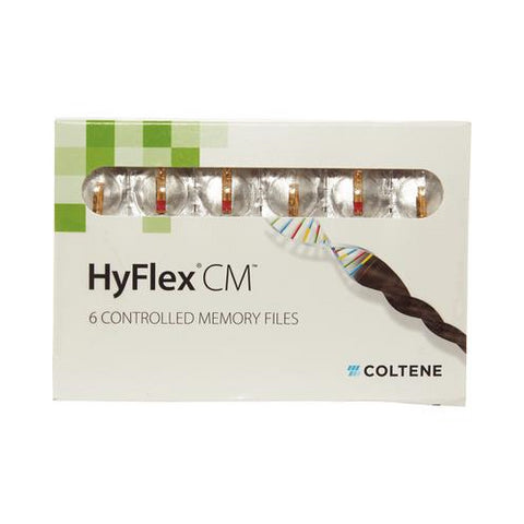 Coltene Whaledent H8210425 Hyflex CM NiTi Memory Files 21mm .04 #25 6/Pk