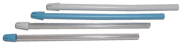Tidi 9307 Dental Oral Saliva Ejectors Clear Blue Tip 6