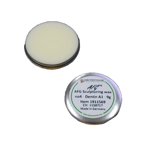 Keystone 1911569 AFG Aesthetic Translucent Sculpturing Wax #4 Dentin A1 9 Gm