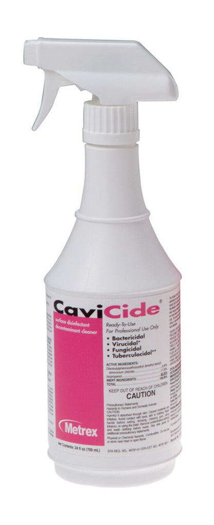 Metrex 13-1024 CaviCide Surface Disinfectant Decontaminant Spray 24 Oz Bottle