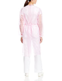 ValuMax 3260P Isolation Gowns Knit Cuff Knee Length Tie Back Pink 50/Cs